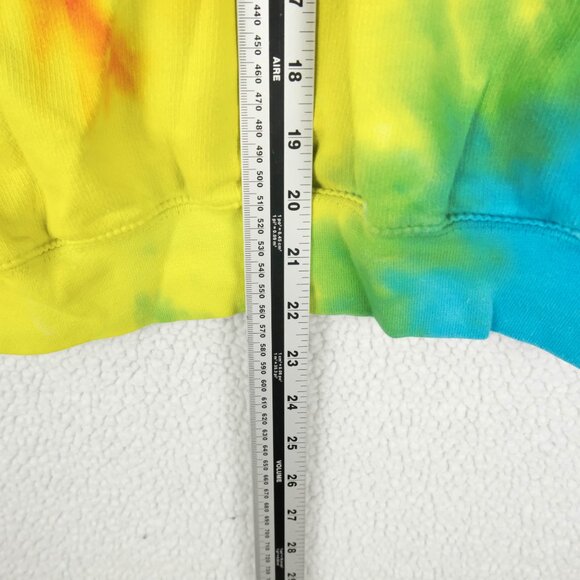 Vintage Hoodie Womens Small Tie Dye Psychedelic Hippie Sweatshirt Hooded Y2K - Picture 5 of 7